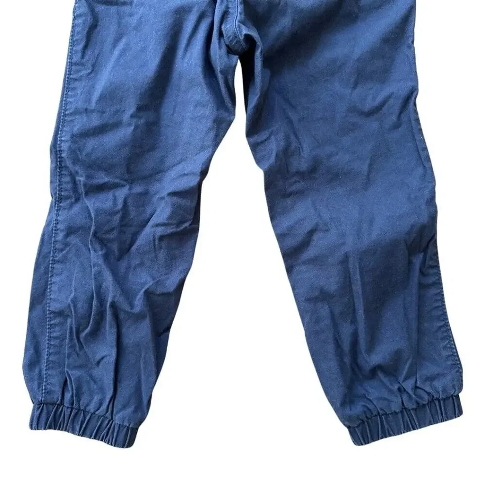 Old Navy Pull Up Joggers Navy Blue 3T